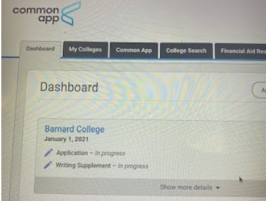Here is a photo of the Common App website at commonapp.com 