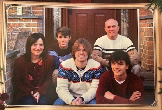 Portrayed here is Mr.Moniz, his wife, and his children. Mr. Moniz mentions in the article how much he enjoys spending time with his family. 