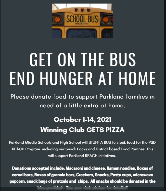 Parkland School District Takes on the Fill the Bus Initiative