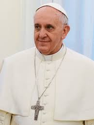 Pope Francis who has been recovering in the hospital following his respiratory crisis.