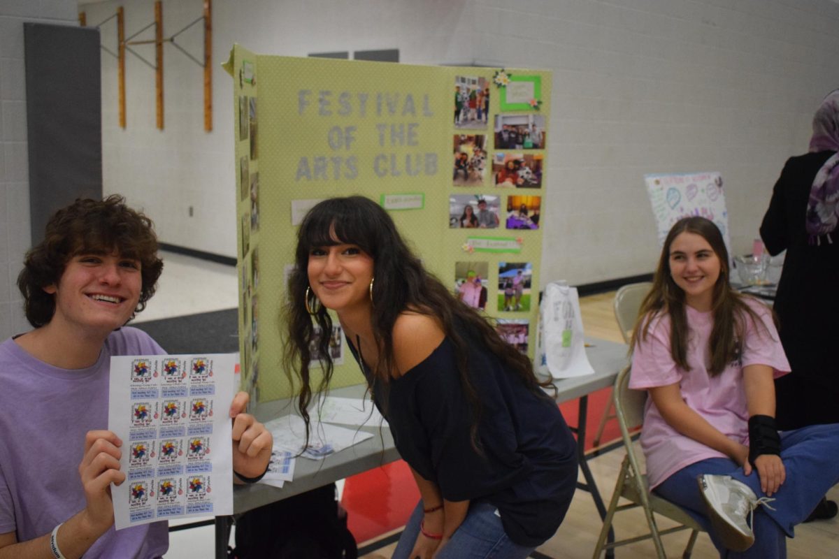 Festival of the Arts Club display at the 25-26 PHS activities fair. 