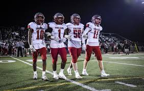 Parkland's football team prepares for battle as the game is about the begin