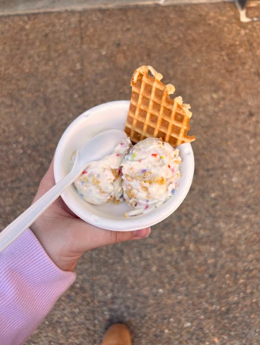  Jeni's Splendid Ice Creams in Bakery Square. Flavored cake batter. 