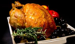 Cooked turkey prepared in late November for a Thanksgiving feast