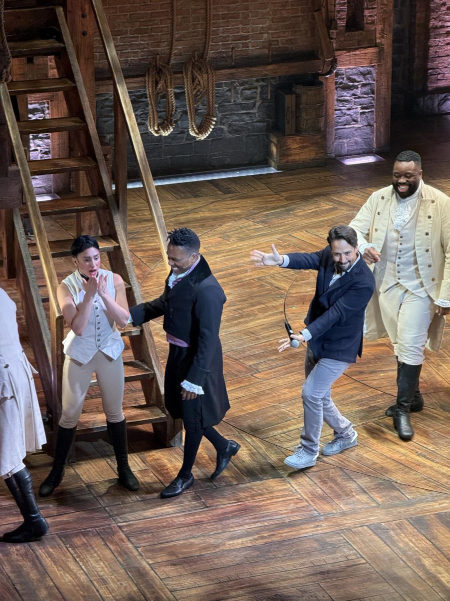 On November 18, 2025, Lin Manuel Miranda made a surprise appearance alongside his old friend.